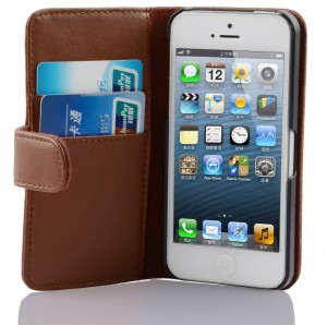 Le migliori cover per iPhone 5 e iPhone 5s Custodie in  pelle porta cdc con laccetto